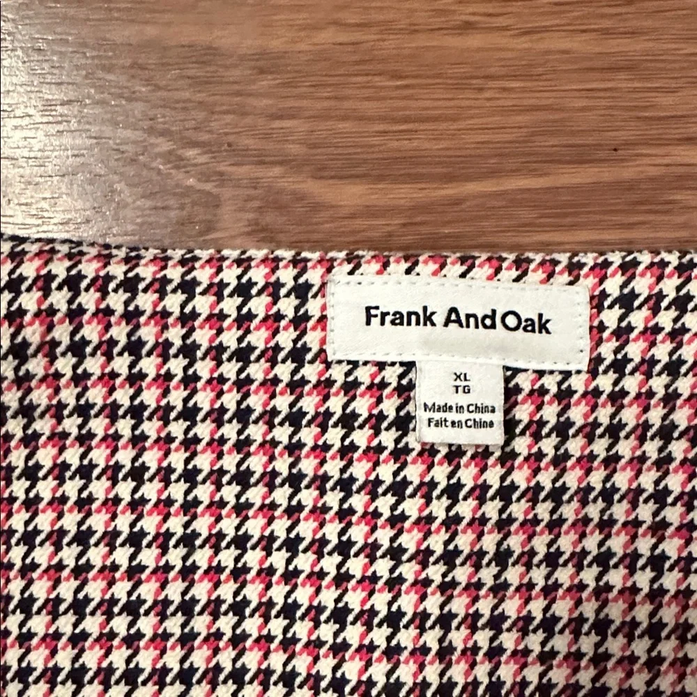 Zara houndstooth herringbone dress XL. NWOT - Picture 3 of 8